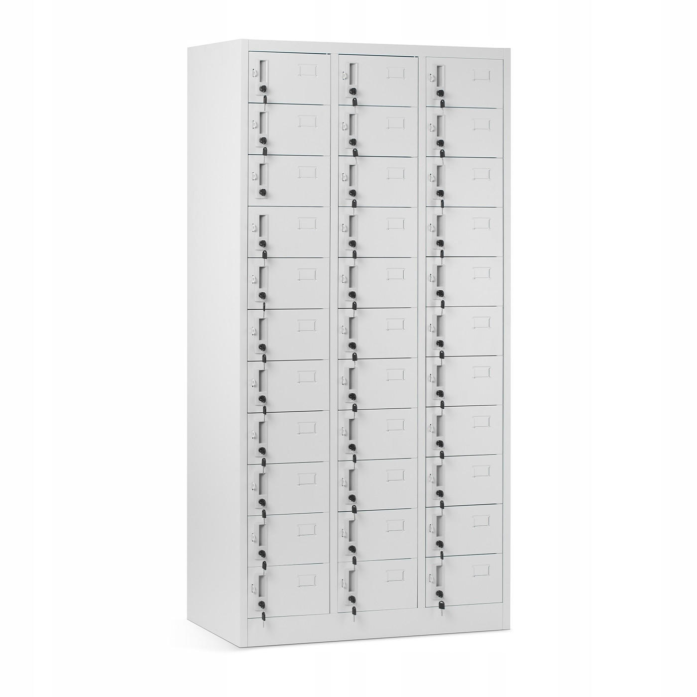 FÄCHERSCHRANK OLIVER - Grau, Metall (90/185/45cm) - Jan Nowak