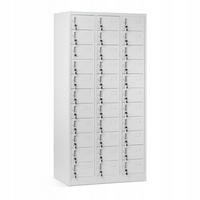 FÄCHERSCHRANK OLIVER - Grau, Metall (90/185/45cm) - Jan Nowak