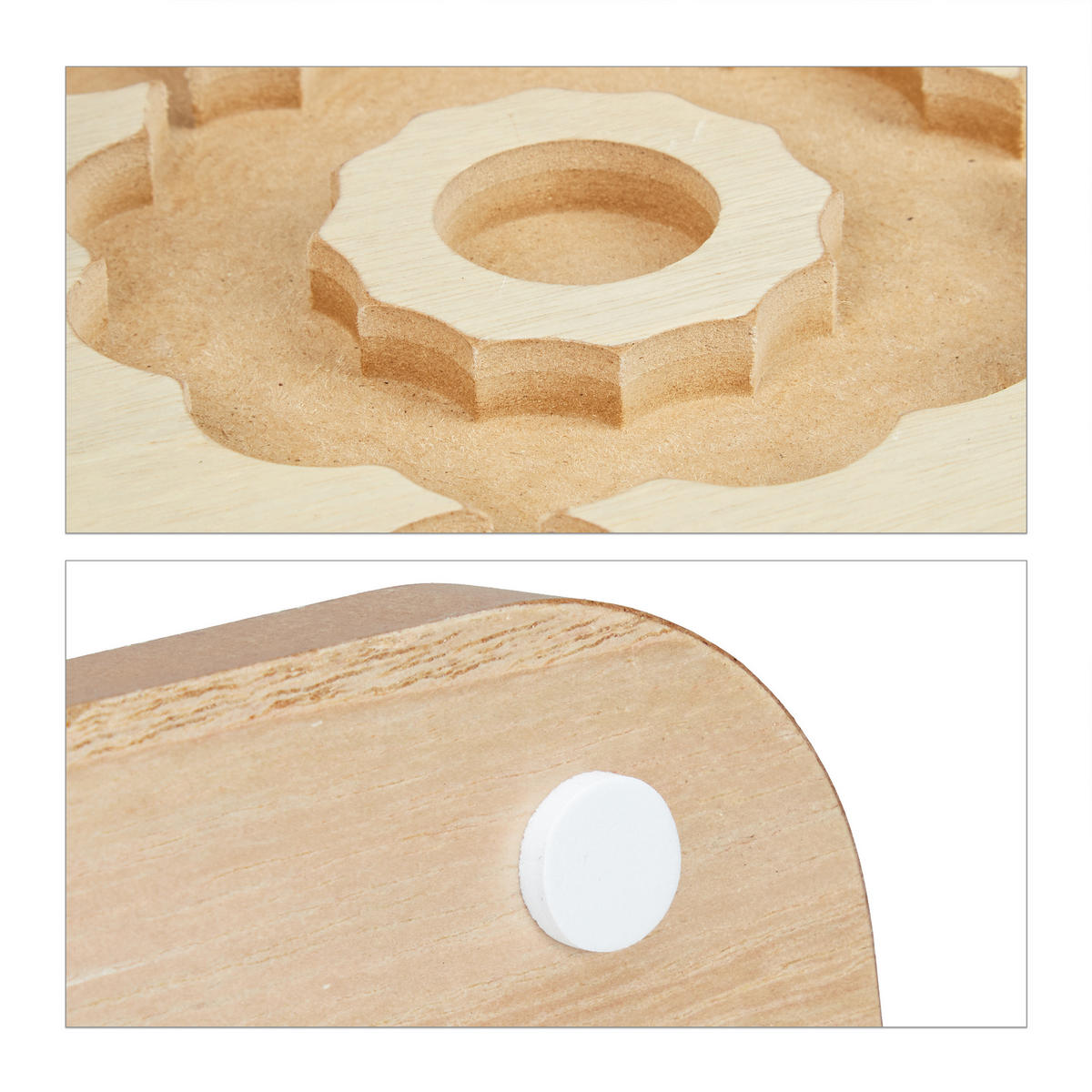 MINI Beer Pong - Multicolor, Holzwerkstoff/Kunststoff (58/20cm) - Relaxdays