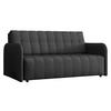 SCHLAFSOFA Viva Grand IV - Dunkelgrau/Schwarz, Holz/Kunststoff (165/85/95cm) - MIRJAN24