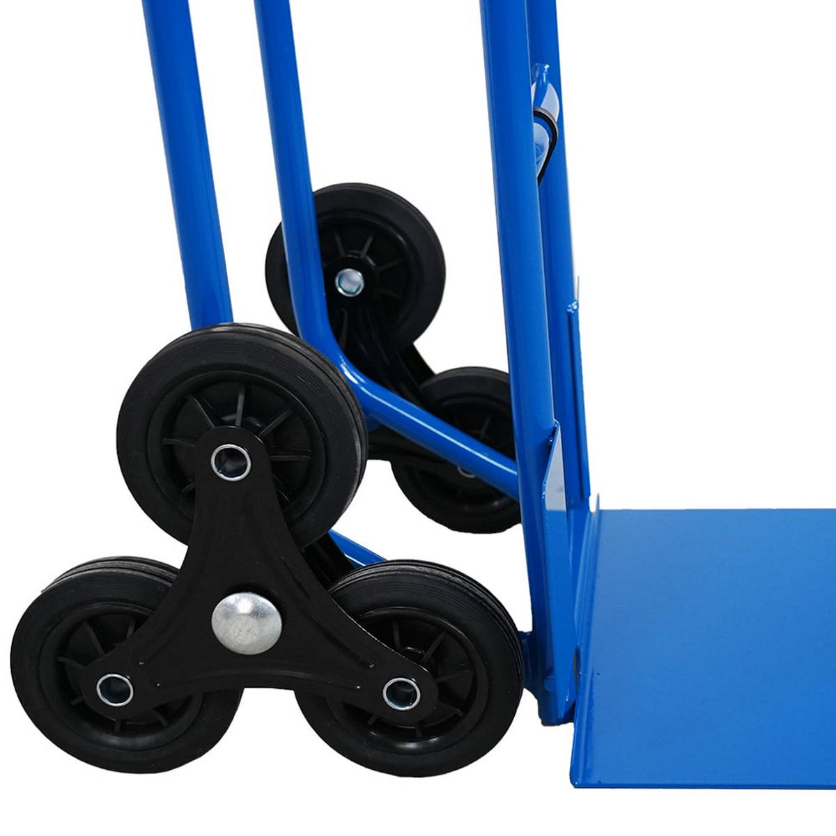 TREPPENSTEIGER Sackkarre Ragnar mit XXL klappbarer Schaufel 117x60x60cm Tragkraft 250kg 3 Blau - Blau, Metall (60/60/117cm) - PROREGAL