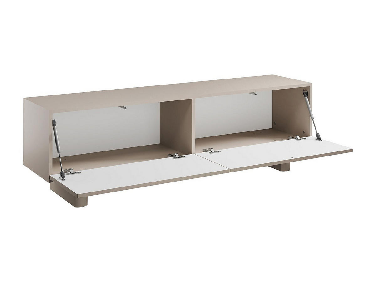 TV-MÖBEL mit 2 Türen - MDF - 150 cm - Beige - LUDIMA - Beige, Holz (150/46.1/36.8cm) - Vente-Unique