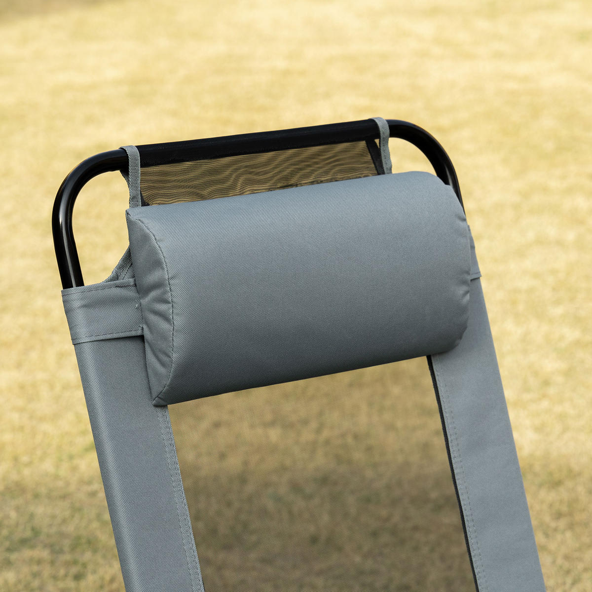KLAPPSTUHL 2er-Set Grau 62.0/70.0/109.0 cm - Grau, Metall (70/109/62cm)