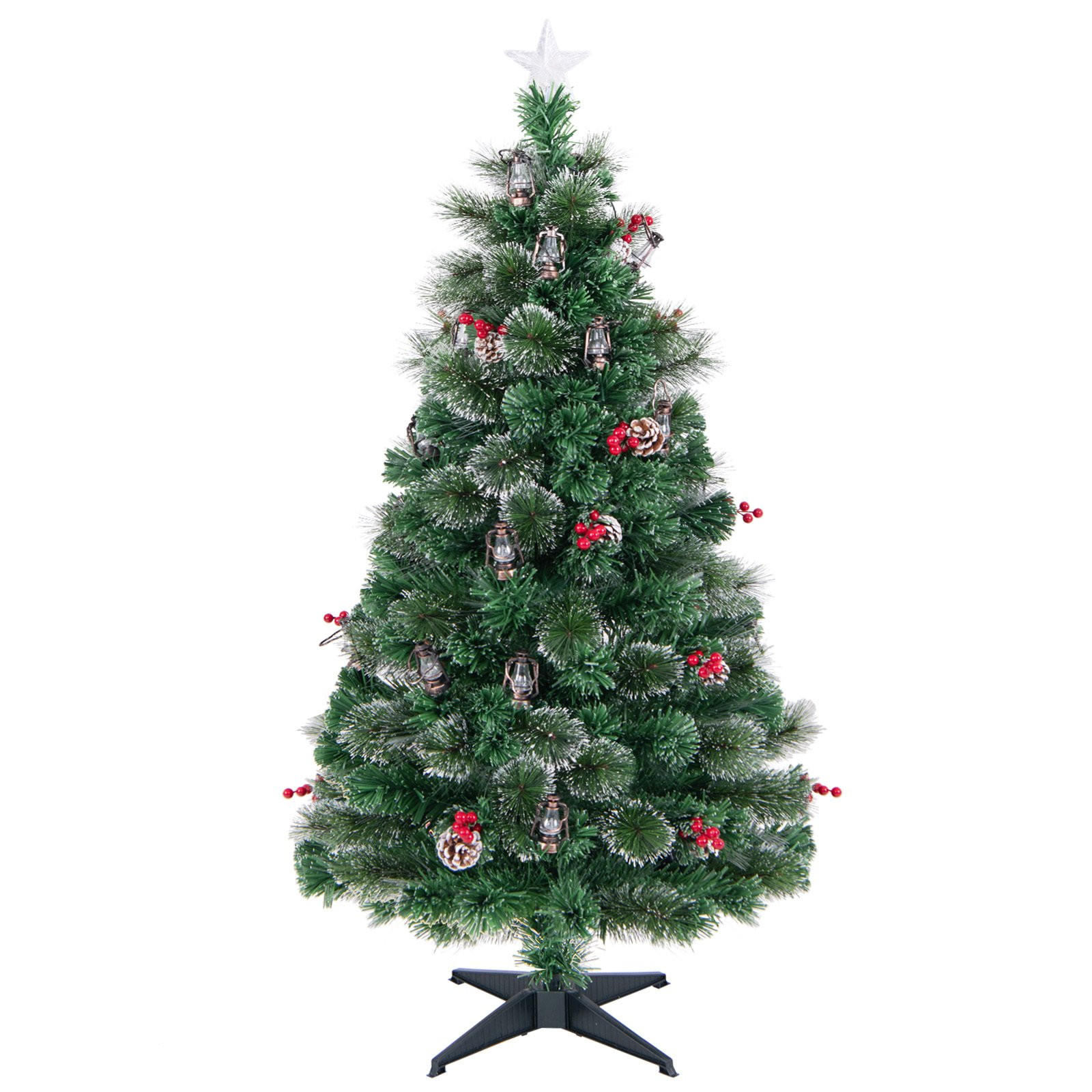 WEIHNACHTSBAUM Grün - Grün, Kunststoff (180cm) - COSTWAY