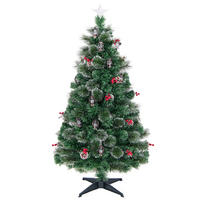 WEIHNACHTSBAUM Grün - Grün, Kunststoff (180cm) - COSTWAY
