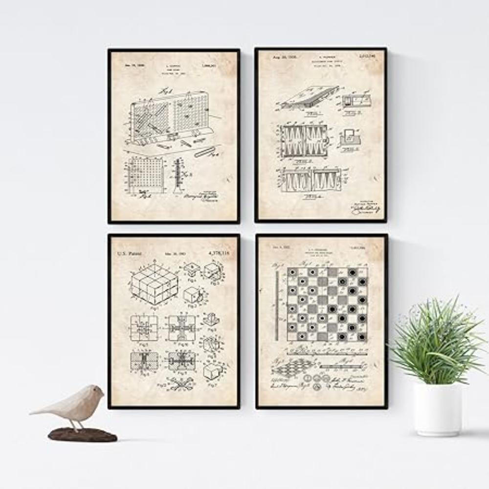 Nacnic Poster Schwarz 29.7x3 cm