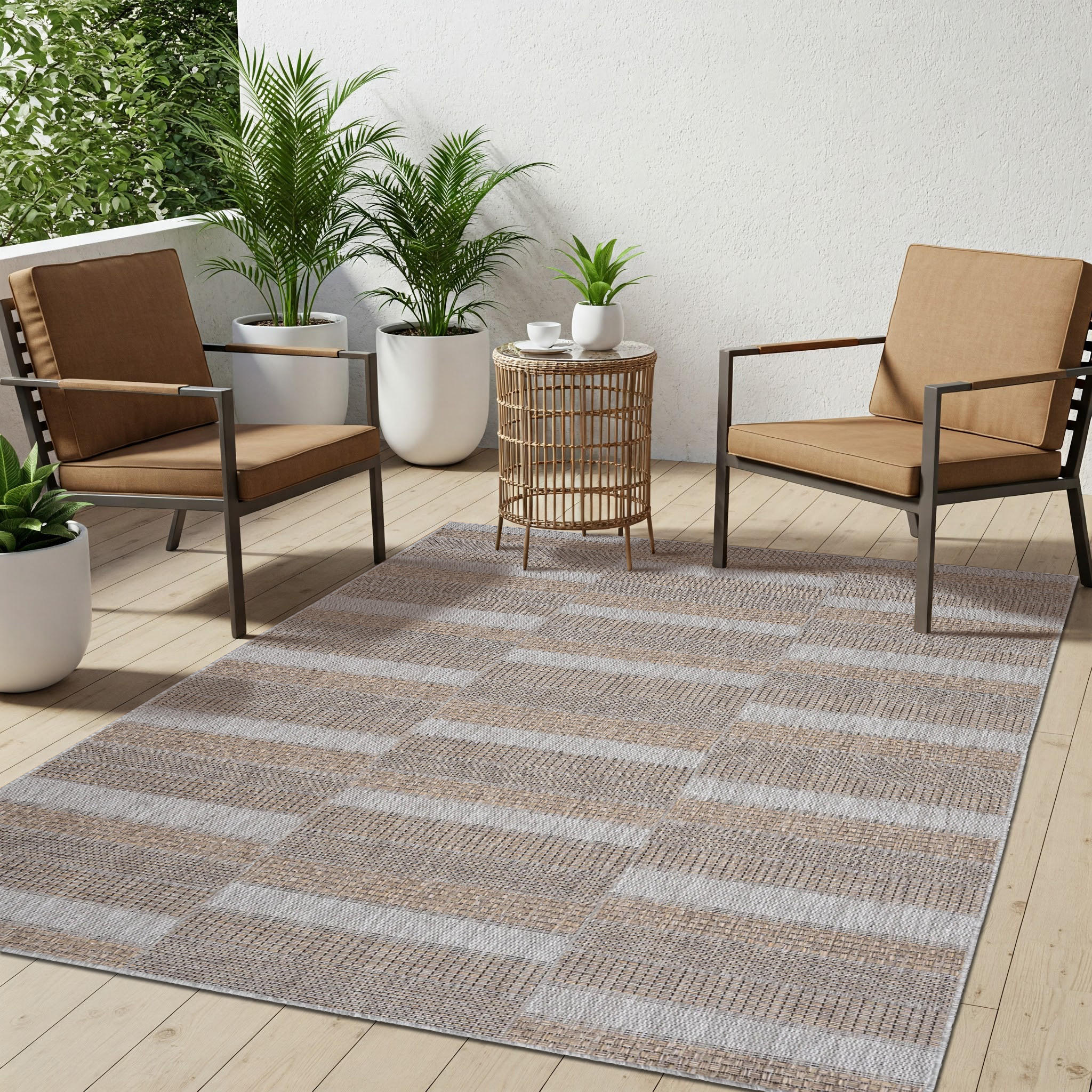 TEPPICH MELISSA Grau 140/200 cm - Grau, Kunststoff (140/200cm) - Tapiso