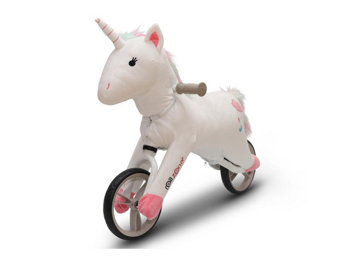 LAUFRAD Einhorn - Weiß, Kunststoff (63/15/52cm) - TPFLiving