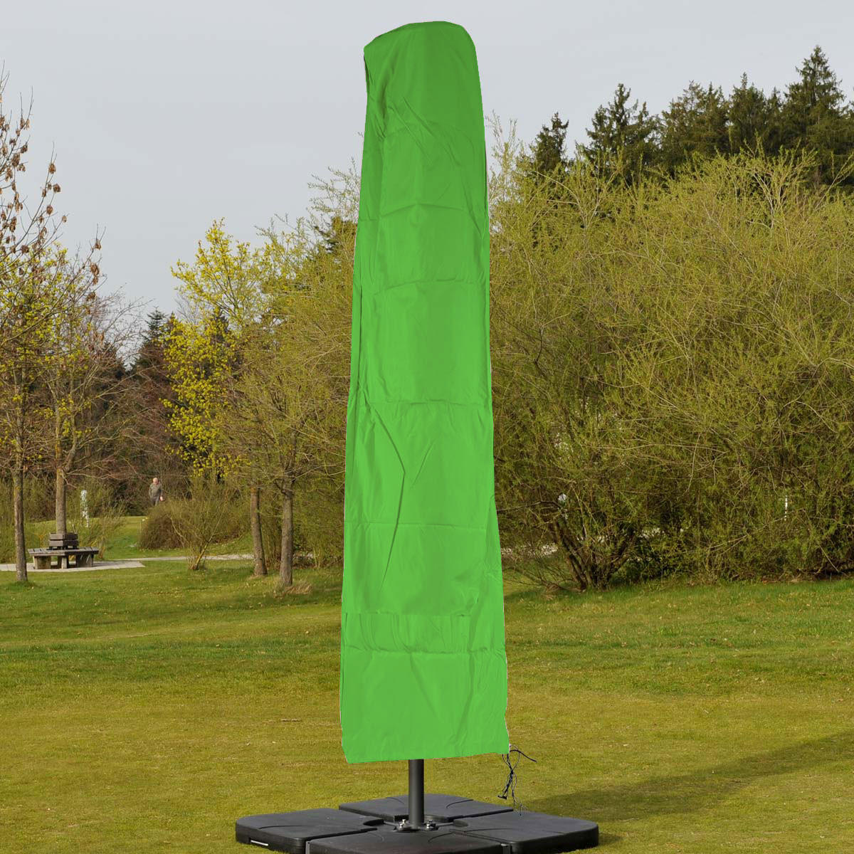 SCHUTZHÜLLE MCW FÜR AMPELSCHIRM BIS 4M Grün - Grün, Textil (60/270/60cm) - MCW