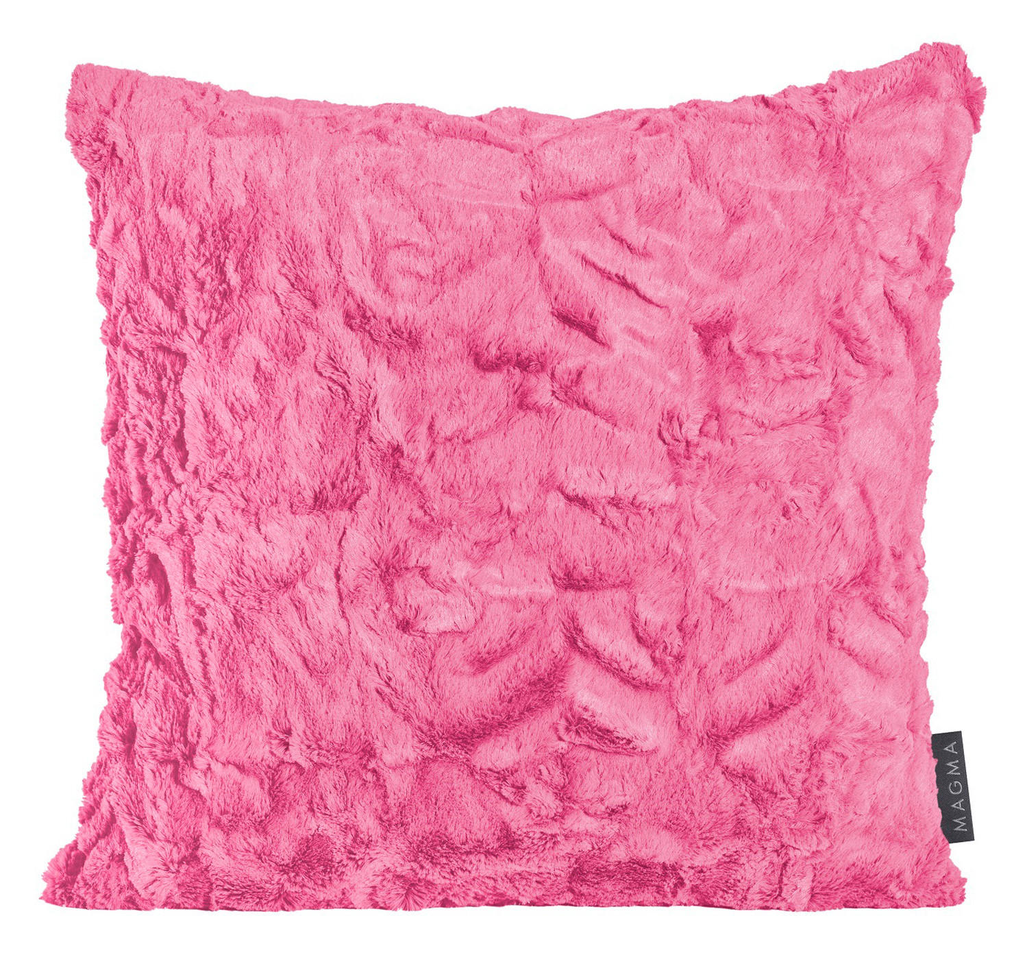 KISSENHÜLLE 2er Set Fluffy 50/50 cm pink - Pink, Textil (50/50cm) - Magma Heimtexx
