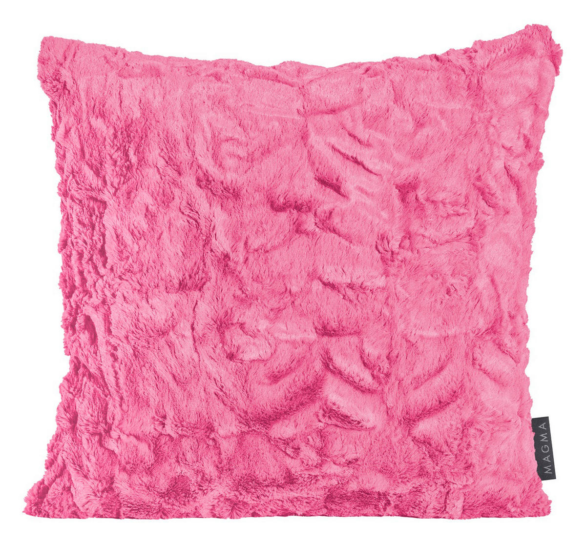 KISSENHÜLLE 2er Set Fluffy 40/40 cm pink - Pink, Textil (40/40cm) - Magma Heimtexx