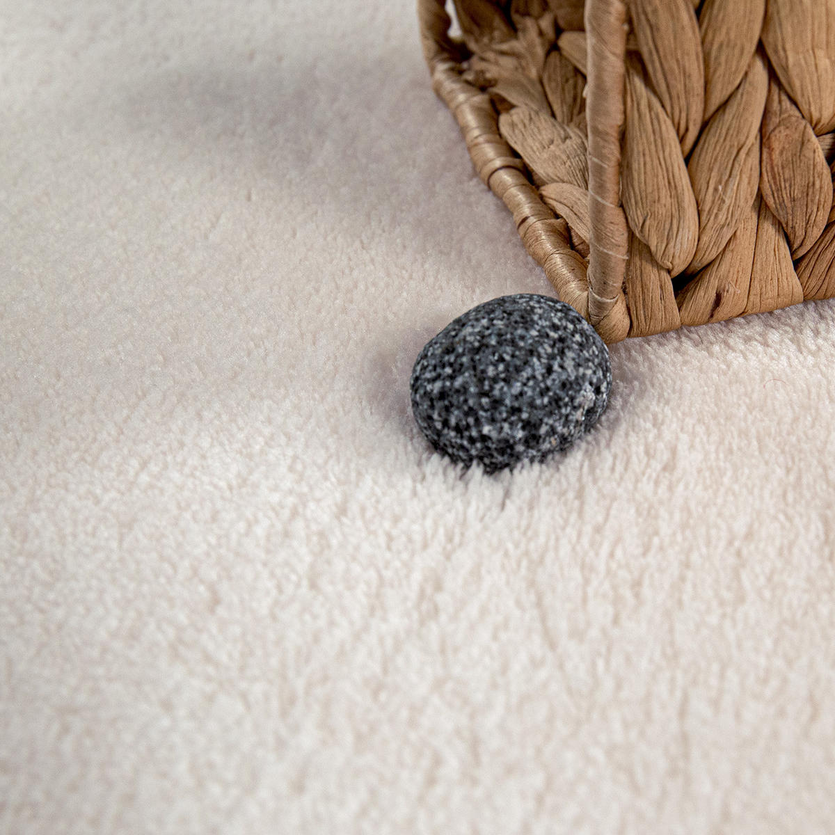 KURZFLORTEPPICH 160/160 cm Cadiz 630 - Creme, Textil (160/160cm) - Paco Home