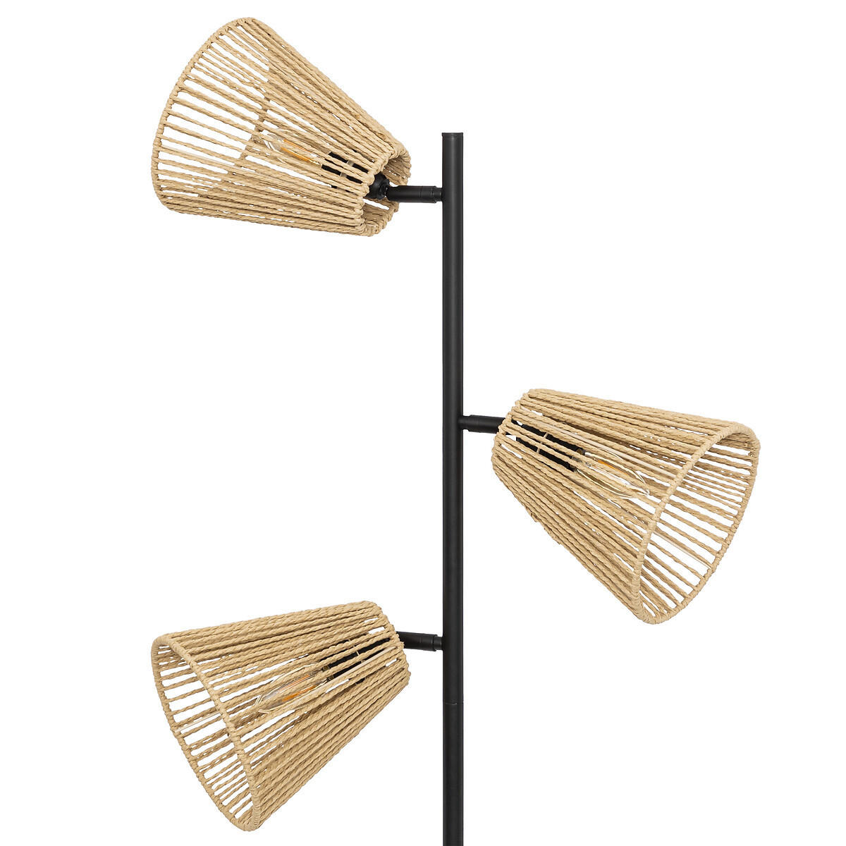 STEHLAMPE Boho-Stil Giada 150 cm - Braun, Metall (49.5/24/150cm) - Atmosphera Createur d´interieur