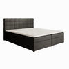 POLSTERBETT Topiq 184/203/103 schwarz - Anthrazit, Holzwerkstoff/Textil (180/200cm) - Beautysofa