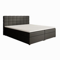 POLSTERBETT Topiq 184/203/103 schwarz - Anthrazit, Holzwerkstoff/Textil (180/200cm) - Beautysofa