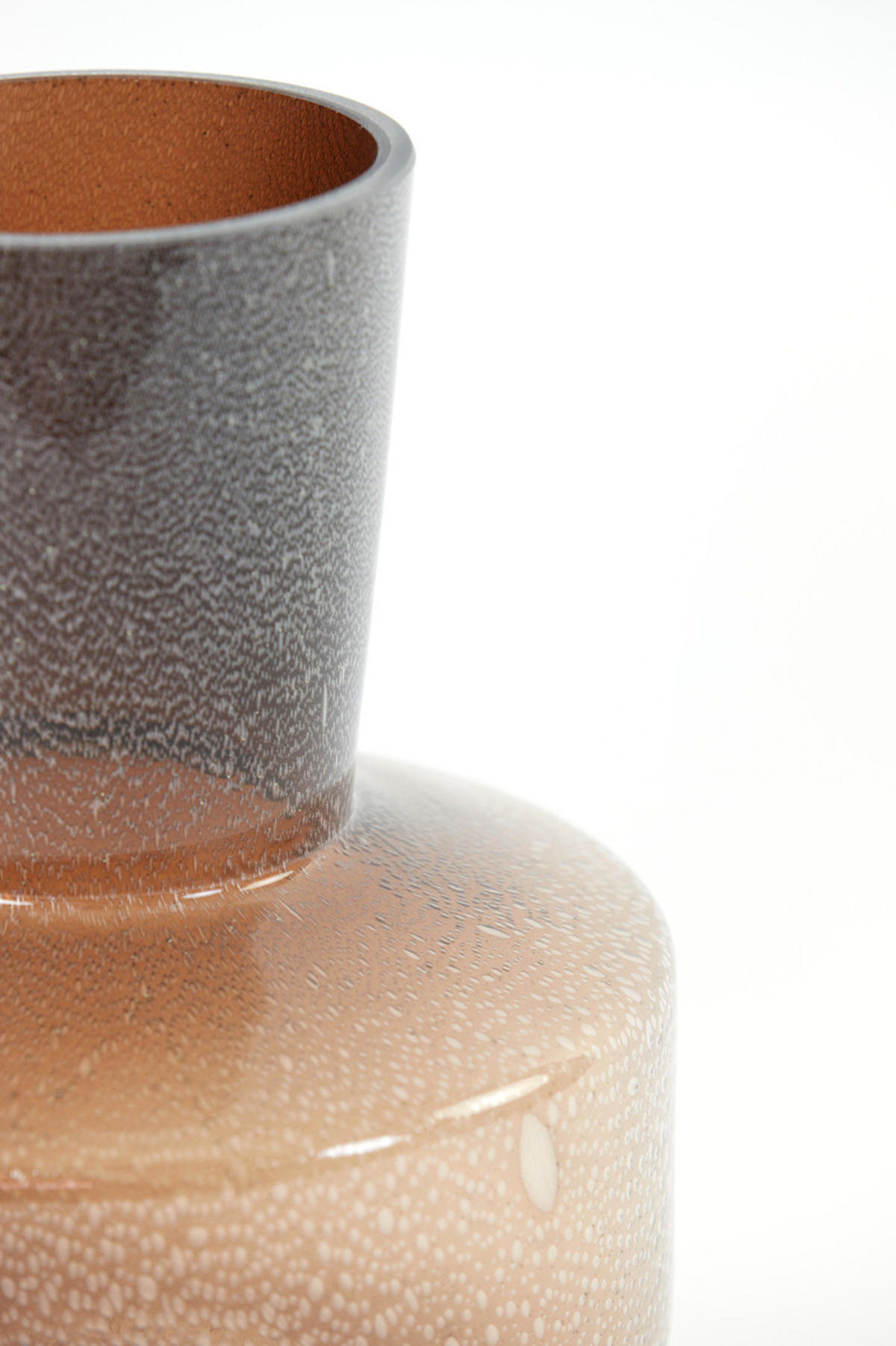 VASE Trasmos Braun Ø23,5/29,5 cm - Braun, Glas (23.5/29.5cm) - Light & Living