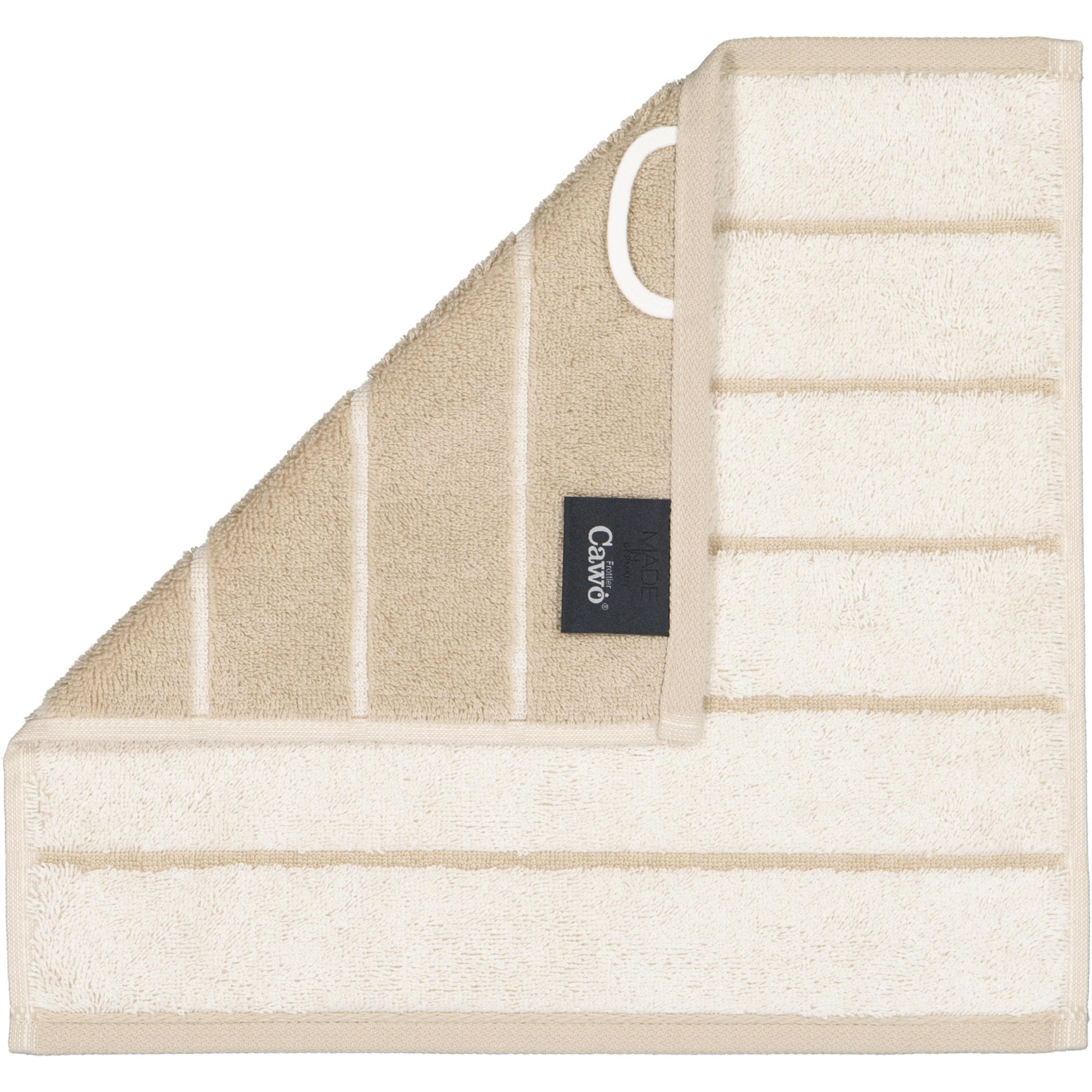 SEIFTUCH BALANCE DOUBLEFACE 6232 NATUR - 33 - Naturfarben, Textil (30/30cm) - Cawoe