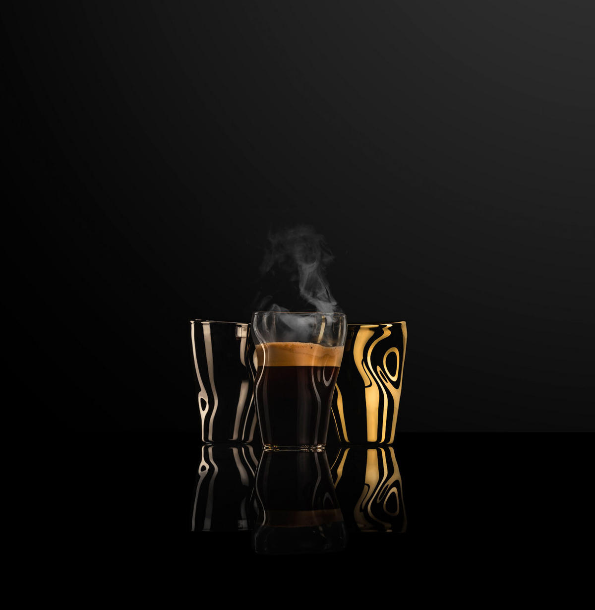 ESPRESSOGLÄSER Unik transparent 100 ml 4er Set - Transparent, Glas (0.1L) - Eisch