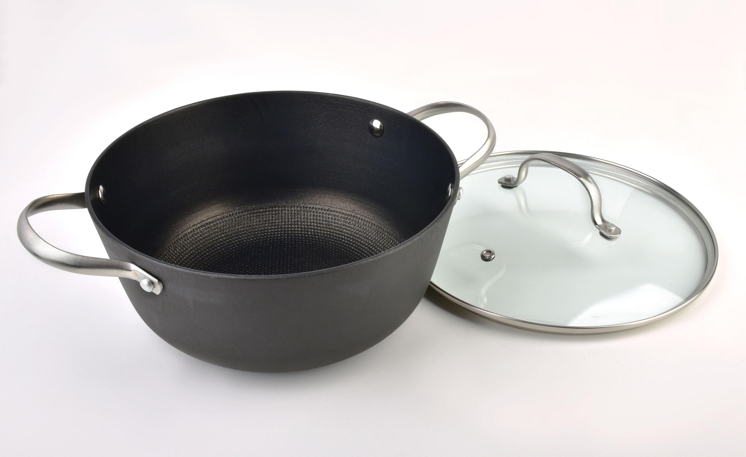 TOPF Pak Choi Schwarz 33/24/11 cm Metall - Schwarz, Metall (33cm) - Mondex