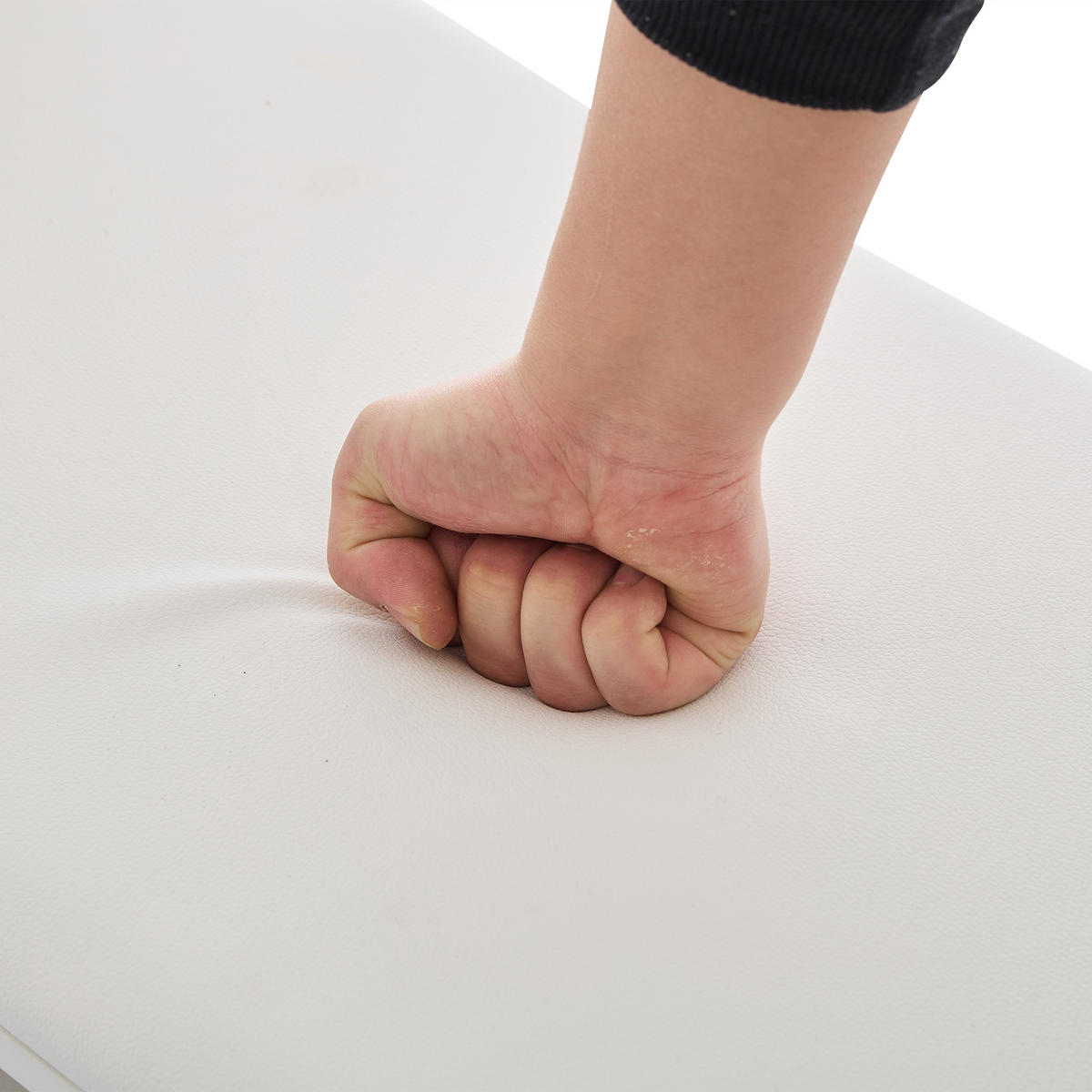 SCHUHSCHRANK aus Spanplatte 120x35x71.5cm in Weiß mit Sitzbank - Weiß, Holzwerkstoff (120/71.5/35cm) - Modfu