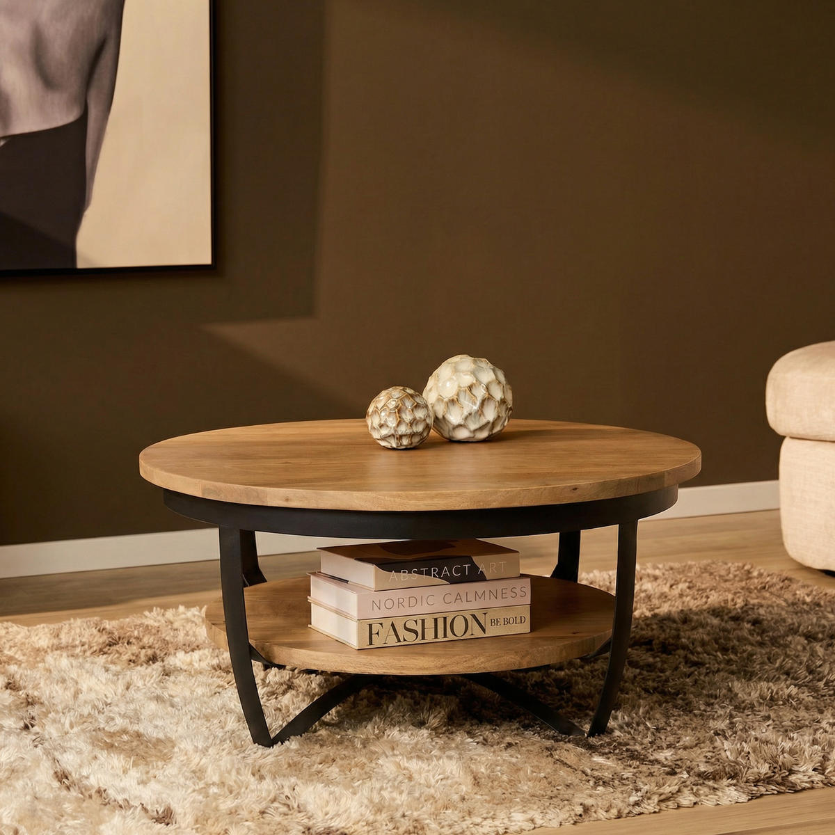 COUCHTISCH Paras Braun 70/70/35 cm - Braun, Holz (70/70/35cm) - Starfurn