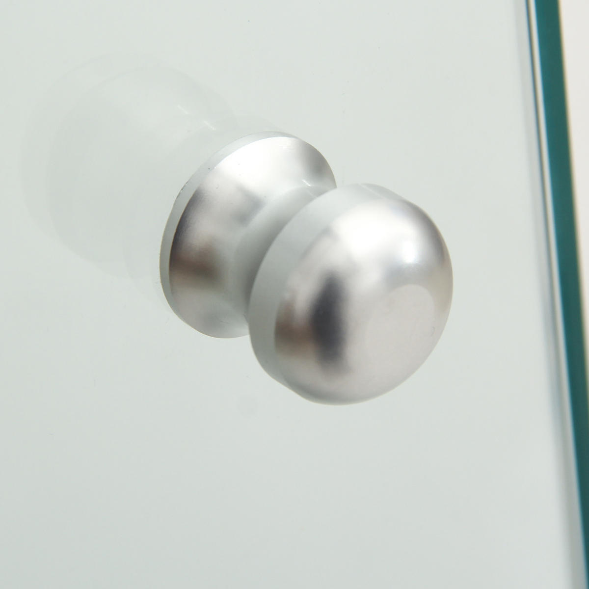 GLASVITRINE 42x36x164 cm 1 Tür Schloss 4 Einlegeböden LED schwarz - Schwarz, Holz (42.5/164/36.5cm) - LEBENLANG