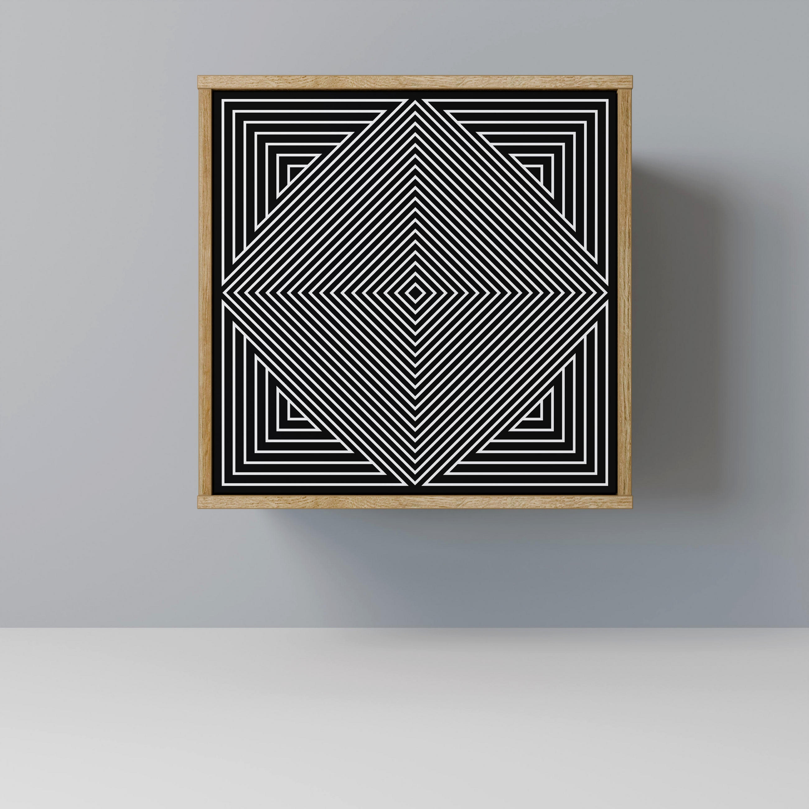 SpaceRebels Sideboard Eiche 57.5x57.5x42 cm