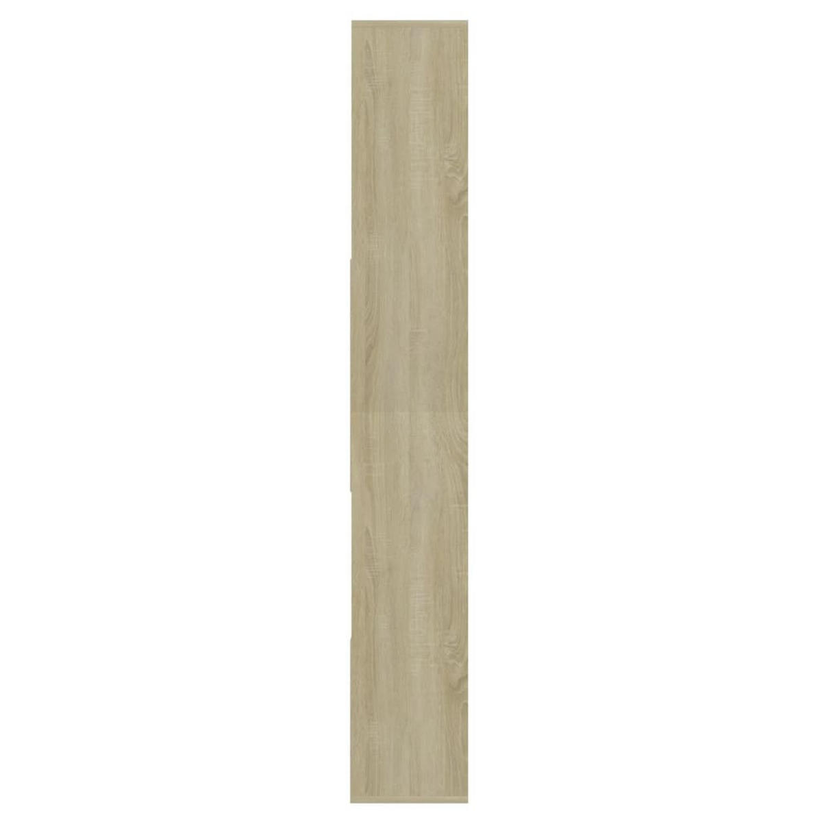 BÜCHERREGAL mit 8 Fächern 67/24/161 cm aus Holzwerkstoff Sonoma-Eiche Dekor - Sonoma Eiche, Holz (67/161/24cm) - vidaXL