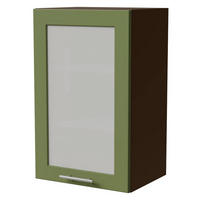 KÜCHENHÄNGESCHRANK Brerra W2S/45 Lava / RAL 6025 farngrün Matt 45 / 32,5 / 72cm - Dunkelgrau/Grün, Holz/Holzwerkstoff (45/72/32.5cm) - Feldmann-Wohnen