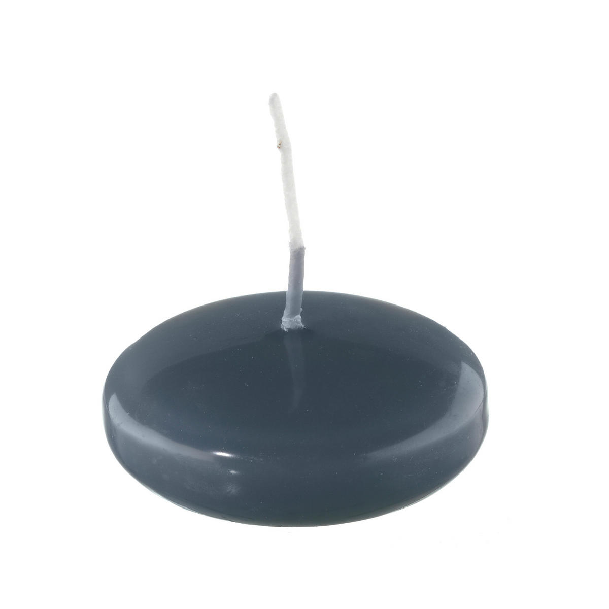 SCHWIMMKERZEN Pacific Blau Grau 24 x Ø 60 mm, 20 Stück - Blaugrau, Paraffin (6/2.4/2.4cm) - Kopschitz Kerzen