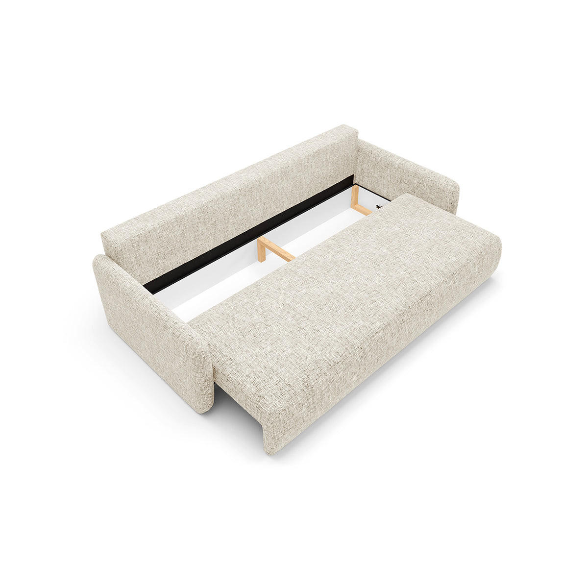 SOFA Lazare 3 Sitzplätze Weiß - Weiß, Holz (217/86/102cm) - Petits-meubles