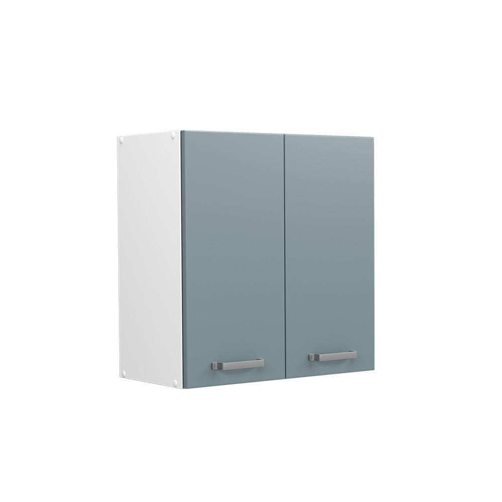 HÄNGESCHRANK R-Line Blau-Grau 60 cm - Blaugrau/Weiß, Holzwerkstoff (60/60/31cm) - Vicco