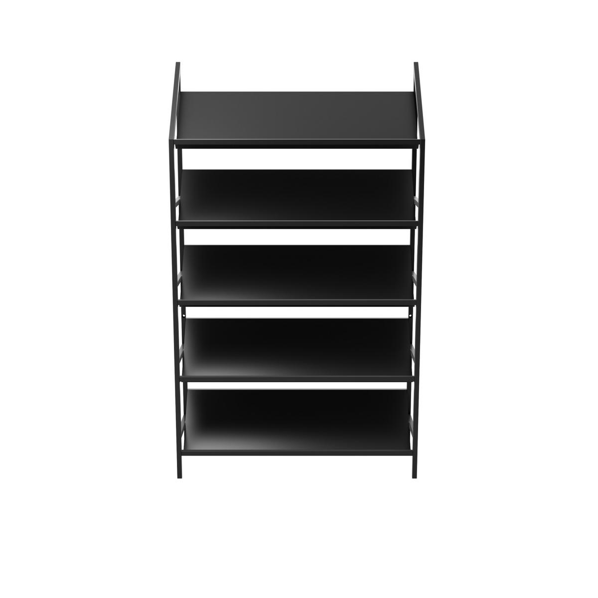 WEINREGAL für 60 Flaschen aus Metall, schwarz Bordeaux - Schwarz, Metall (100/170/30cm) - Metalo Pro