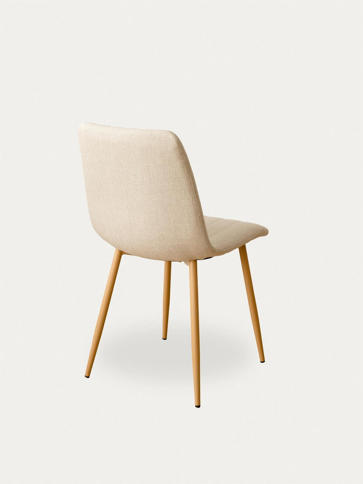 STUHL Wismar Beige 44.5 cm x 86 cm - Beige, Textil (44/86/56cm) - Kenay Home