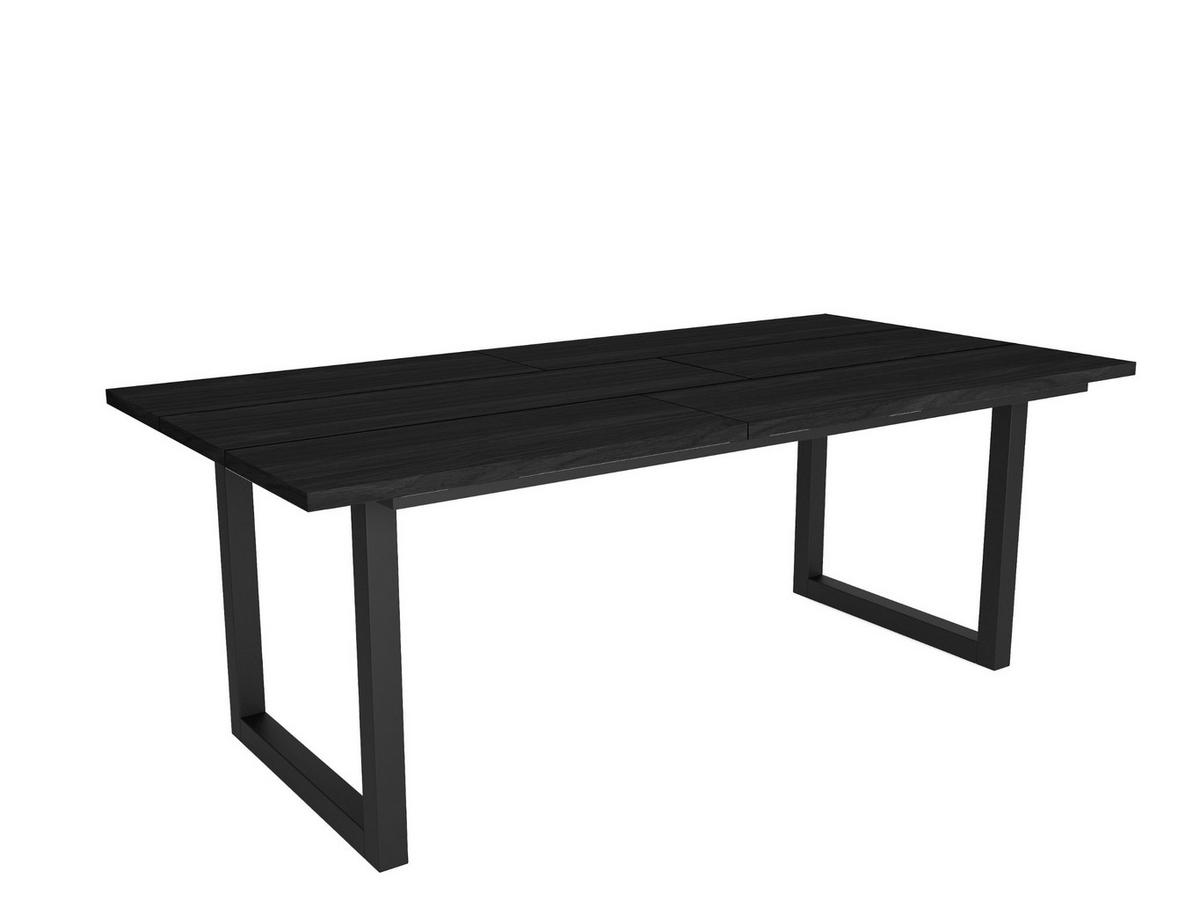 ESSZIMMERTISCH für 10 Gäste, schwarz, 194/90/75cm - Schwarz, Holzwerkstoff (90/194/75cm) - Skraut Home