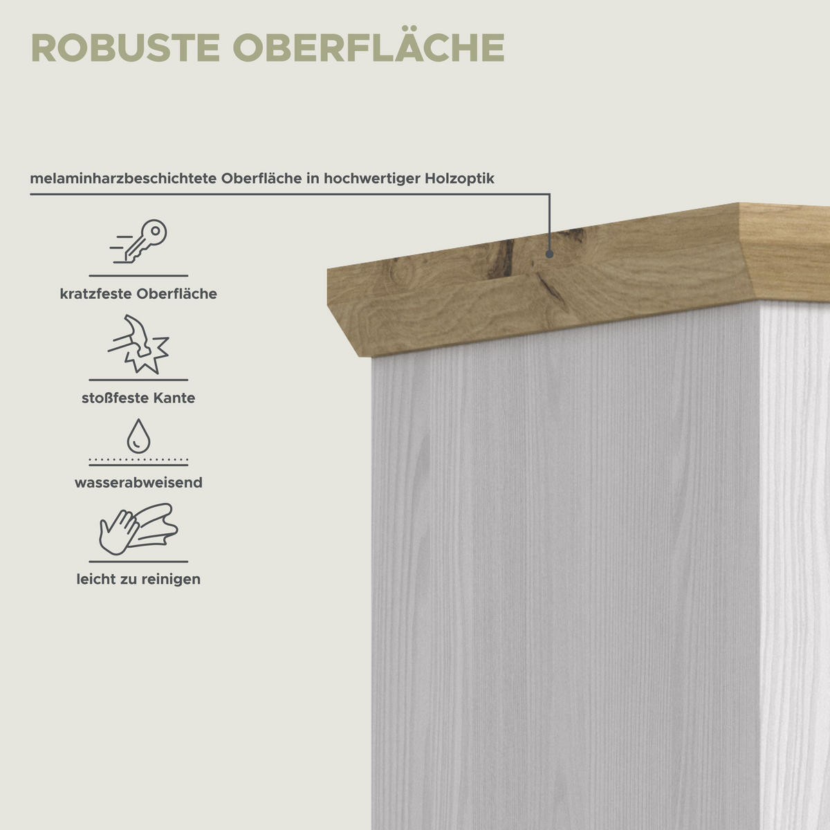 AKTENSCHRANK Verona Sibiu Lärche 84/39/193 cm - Lärchefarben, Holzwerkstoff (84/193/39cm) - Xonox