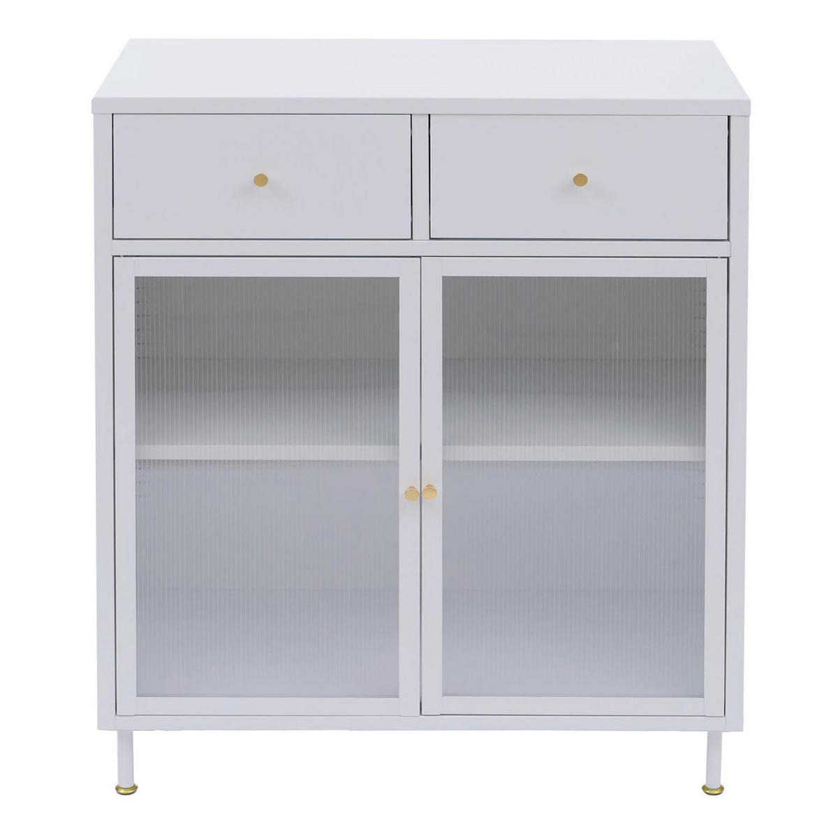 KOMMODE Weiß - Weiß, Metall (80/96/40cm) - MCW