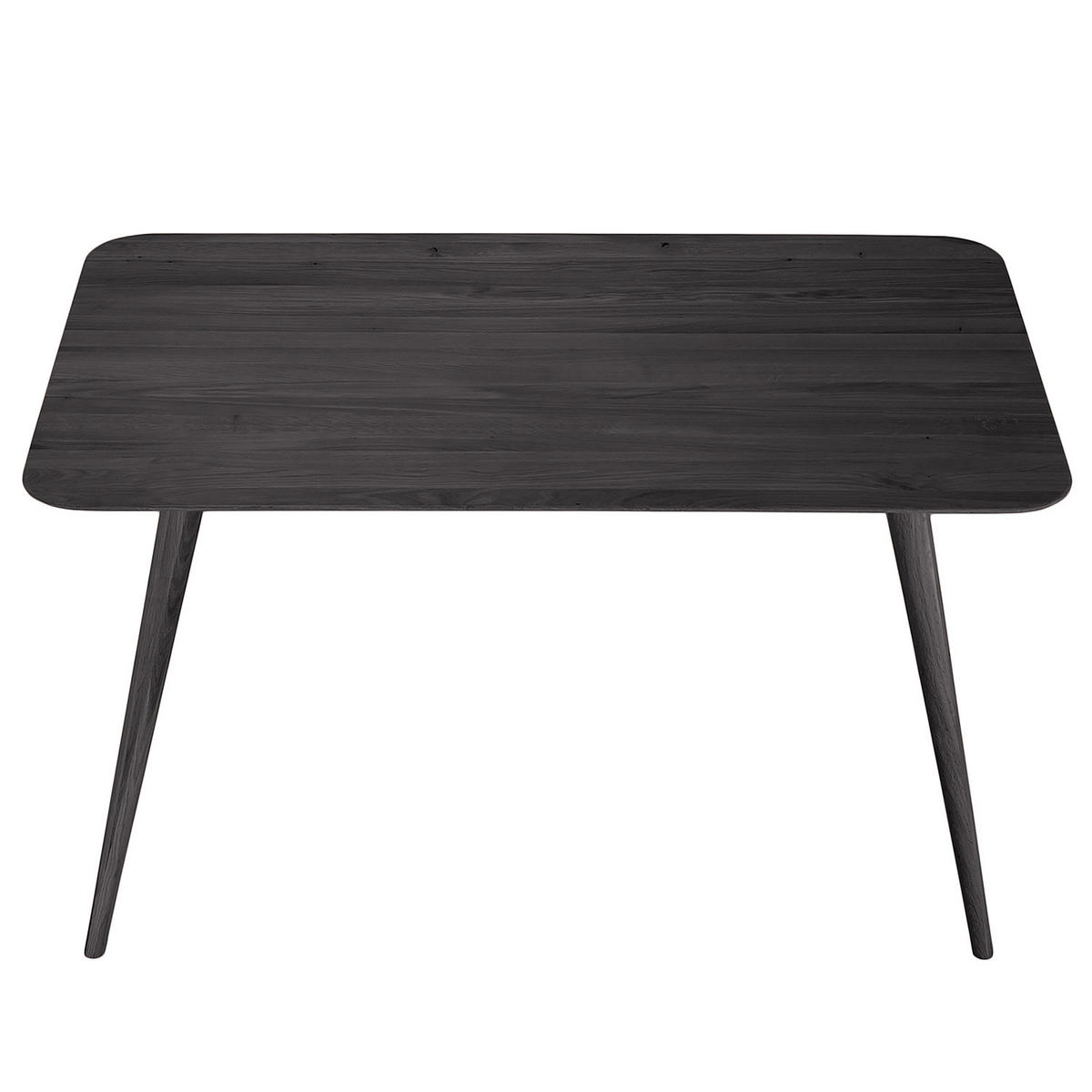 MASSIVER ESSTISCH - Massivholz - Eschefarben, Holz (90/140/75cm) - home24
