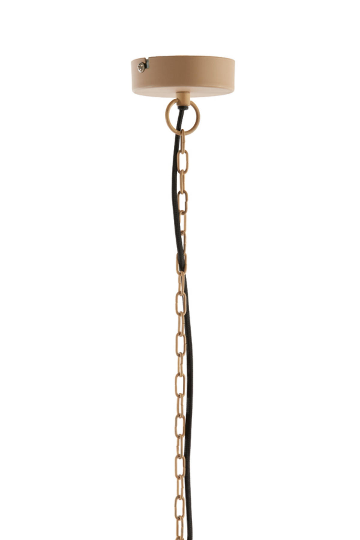 HÄNGELAMPE Sharika Braun Ø40/44 cm - Braun, Metall (40/40/44cm) - Light & Living