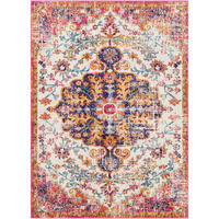 VINTAGE-TEPPICH 160/220 cm Mehrfarbig - Multicolor/Orange, Naturmaterialien/Textil (160/220cm) - LIVABLISS