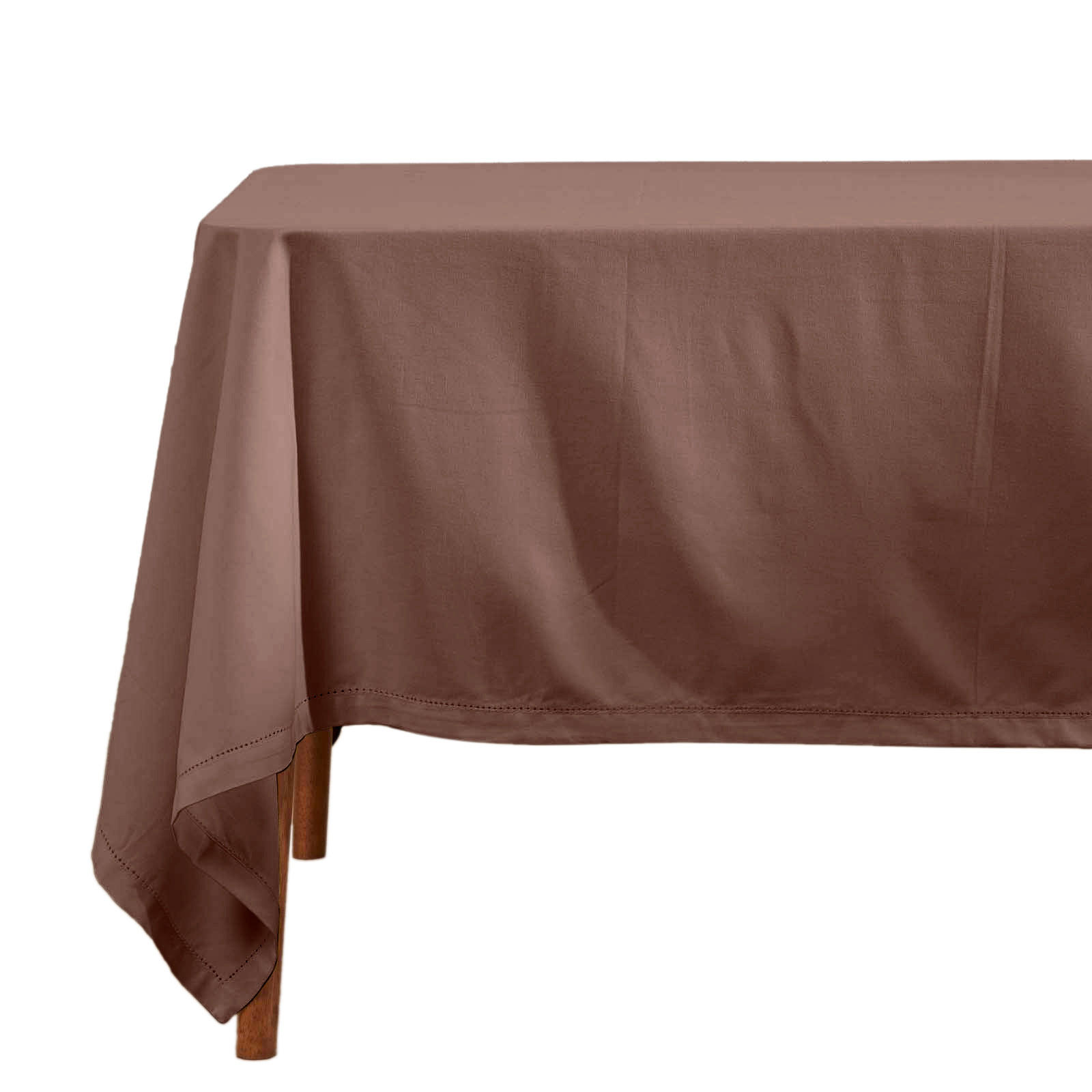 TISCHDECKE braun 178/300 cm, 100% Baumwolle - Braun, Textil (178/300cm) - Homescapes