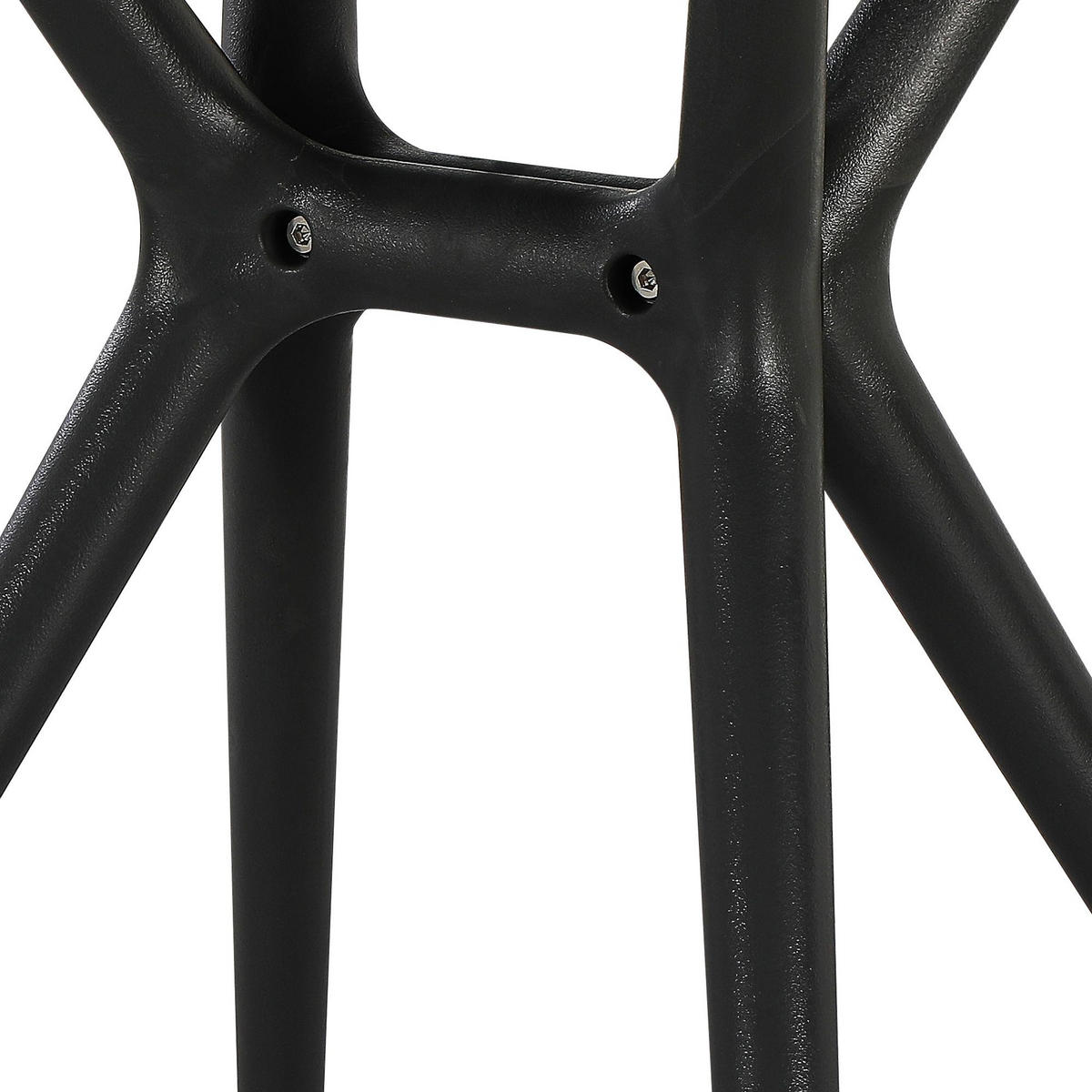 GARTENTISCH Sven eckig 72x72x76cm Kunststoff Schwarz Balkontisch - Schwarz, Kunststoff (72/72/76cm) - DELUKE