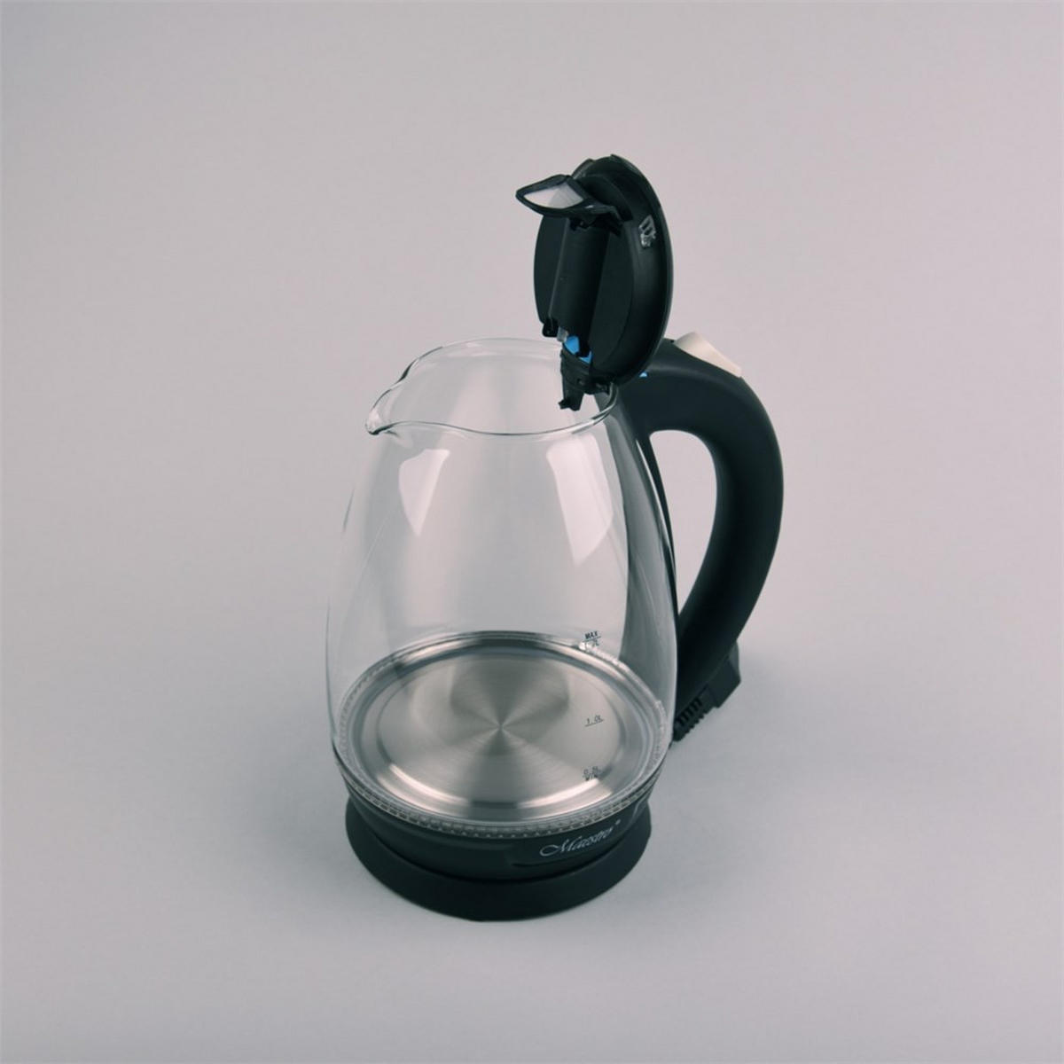 WASSERKOCHER ELEKTRISCH Schwarz 24/22/25 cm MR057 - Schwarz, Metall (22/25/24cm) - Maestro 