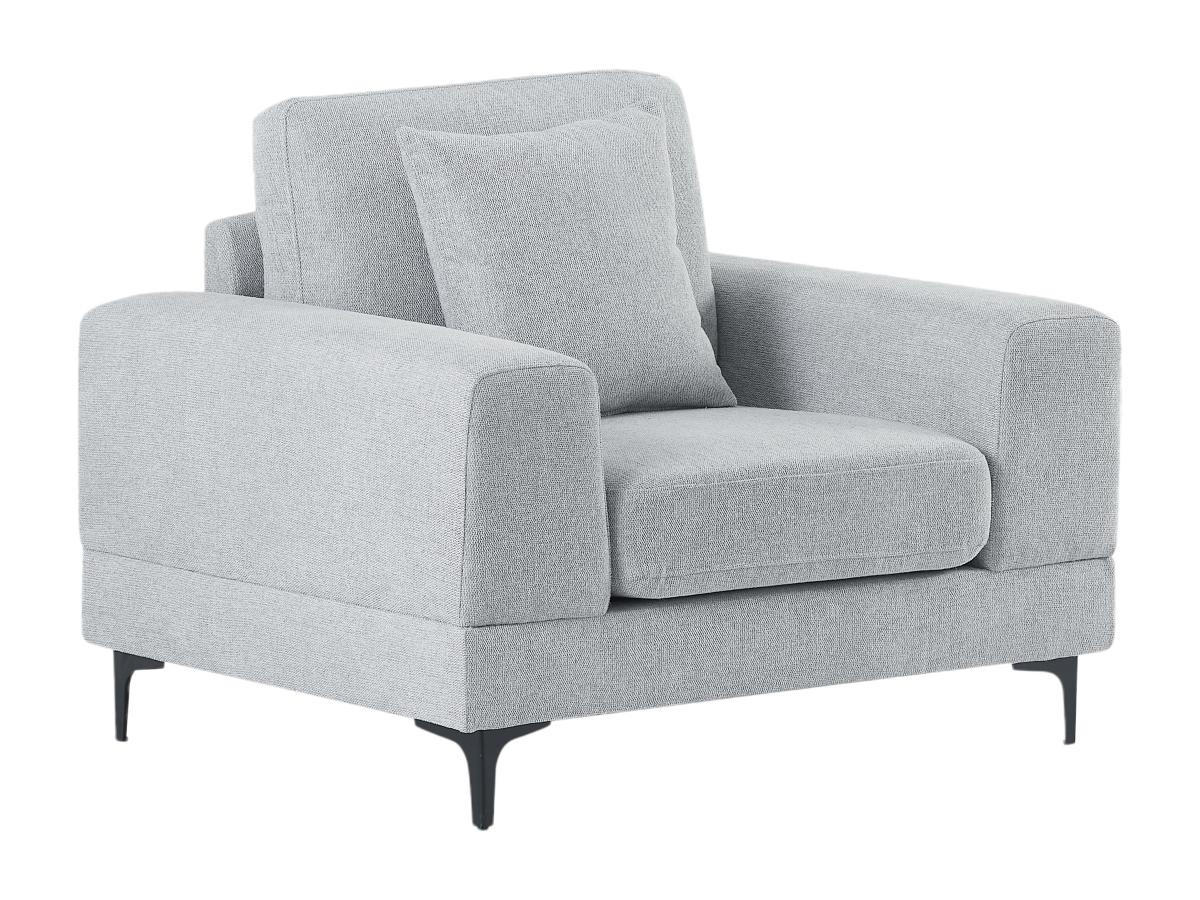 SESSEL - Strukturstoff - Hellgrau - JAMOLO - Hellgrau, Textil (89/82/107cm) - Vente-Unique