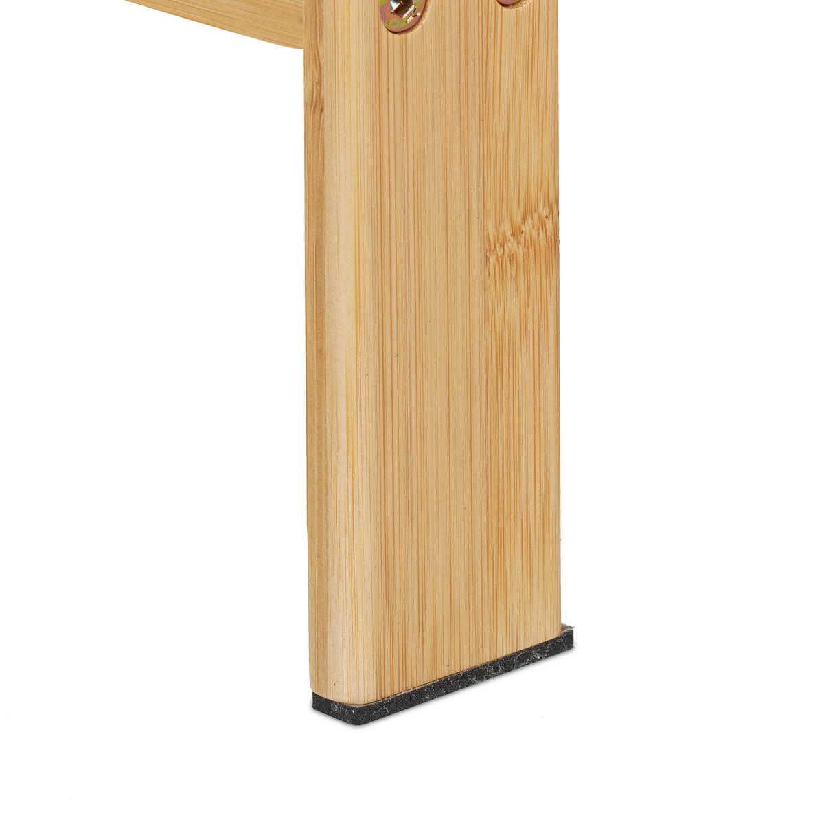 KOUPELNOVÁ stolička - světle hnědá, dřevo (44/41.5/28cm) - Relaxdays