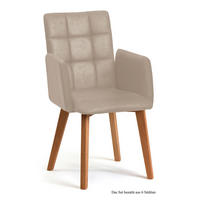 ARMLEHNSTUHL (6er-Set) Dareia 52x91x60 Eiche geölt/Natur - Eichefarben/Naturfarben, Kunststoff (60/91/52cm) - 58aufmkessel