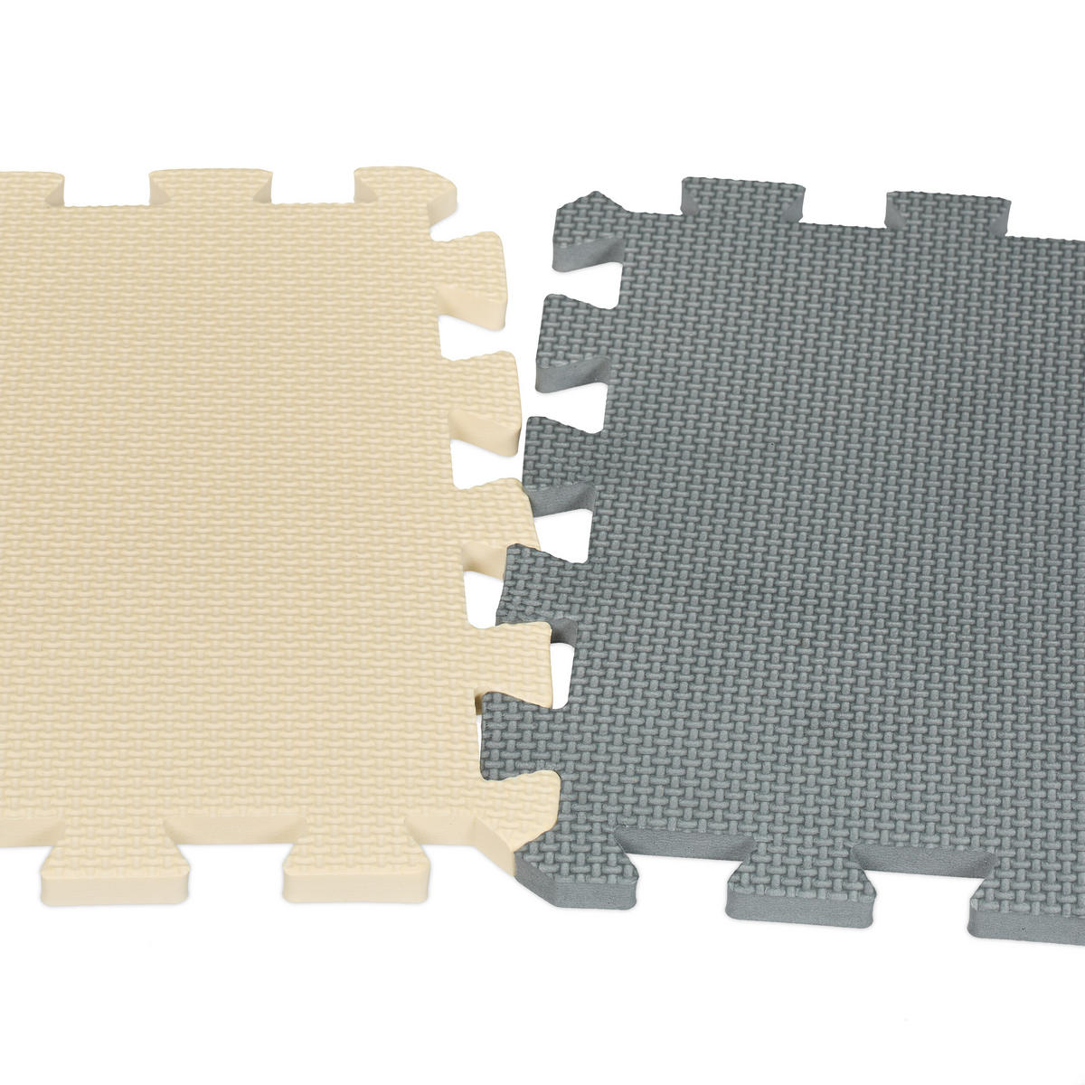 PUZZLEMATTE-SET - Multicolor, Textil (30/30cm) - Relaxdays