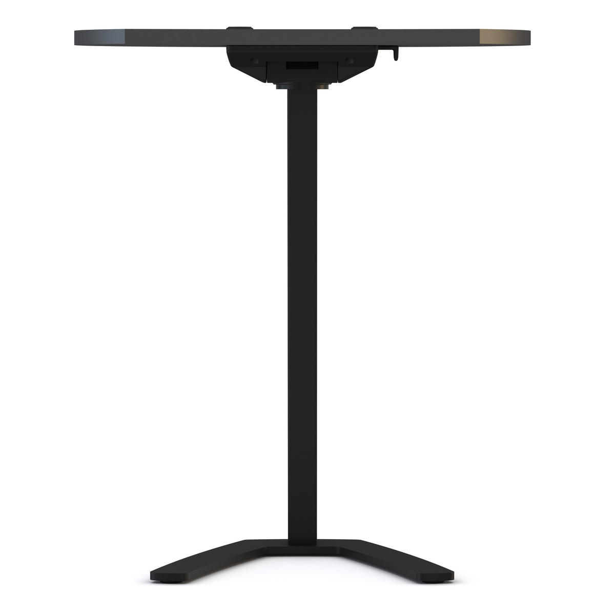 STEHTISCH Laptoptisch Pontis Anthrazit - Schwarz, Holz/Metall (50/60/72cm) - ASSMANN