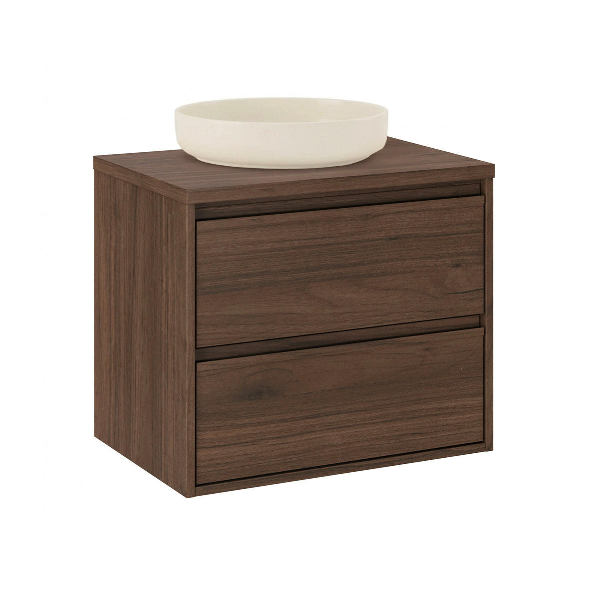 WASCHTISCH 60cm Edmé Holz - Braun, Holzwerkstoff (60/52.2/46cm) - Petits-meubles