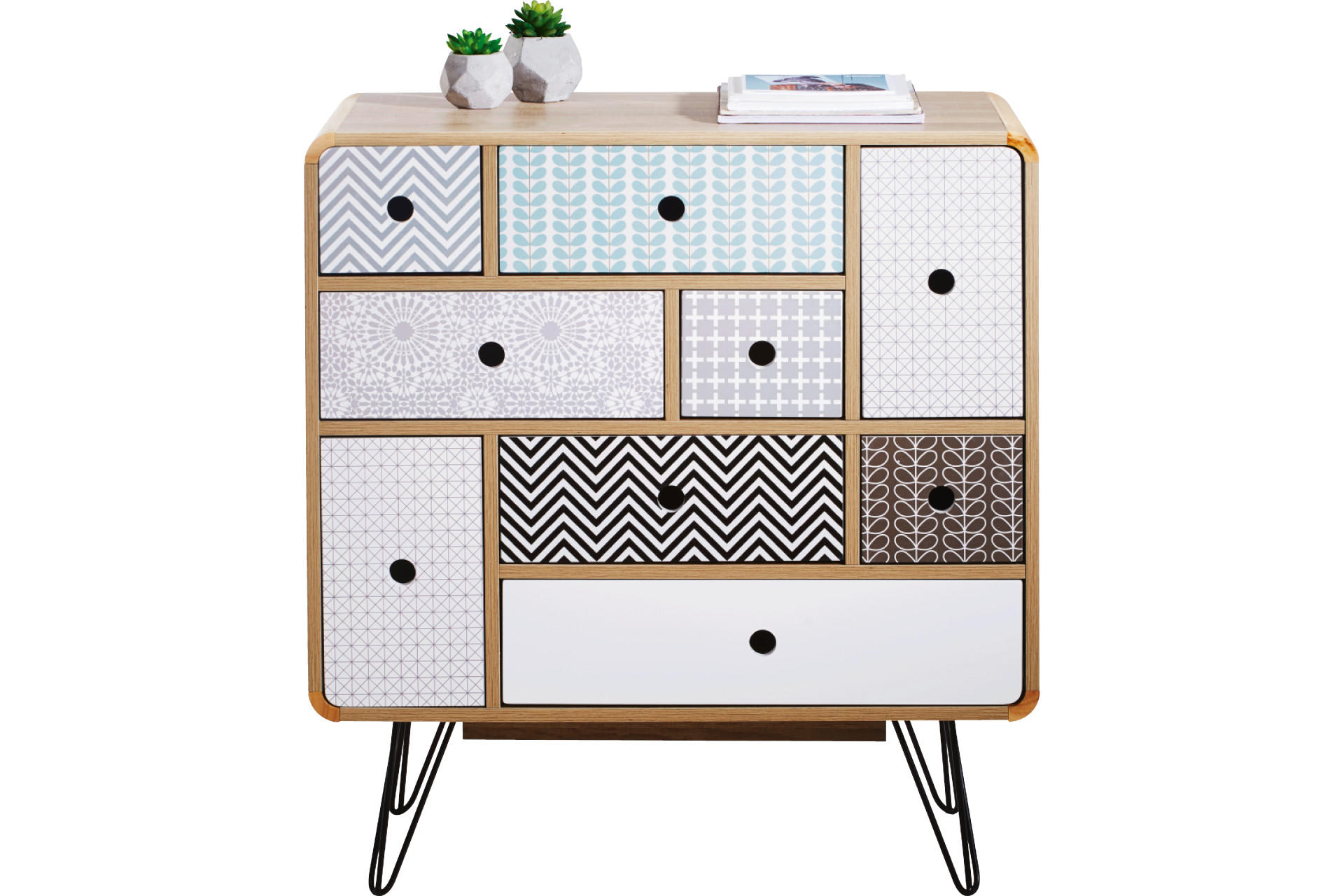 Sideboard im Retro-Dekor